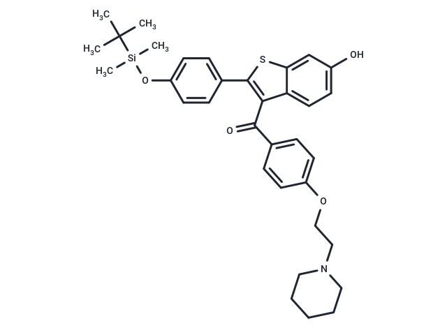 4'-tert-Butyldimethylsilyl-6-hydroxy Raloxifene