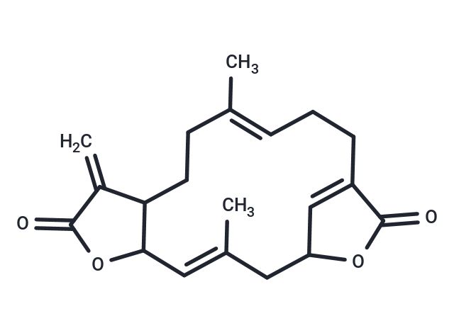 Cembratetraene-16,2:19,6-diolide