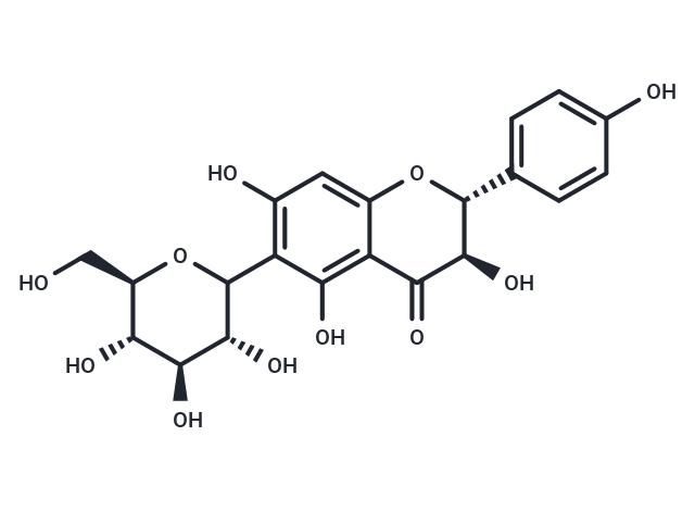 6-Glucosyl-3,4',5,7-tetrahydroxyflavanone