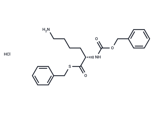 (S)-S-Benzyl 6-amino-2-(((benzyloxy)carbonyl)amino)hexanethioate hydrochloride