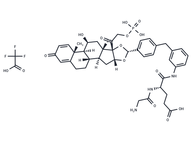 Glucocorticoid receptor agonist-1 phosphate Gly-Glu TFA