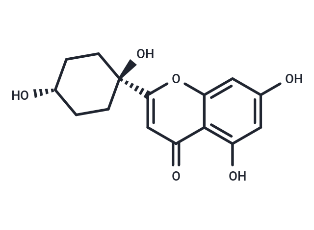 2-(trans-1,4-Dihydroxy-cyclohexyl)-5,7-dihydroxy-chromone