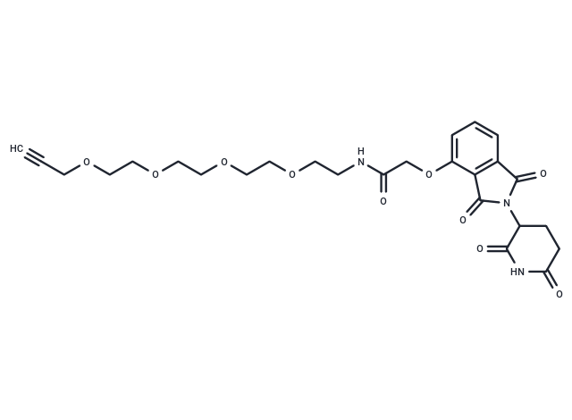 Thalidomide-O-amido-PEG4-propargyl