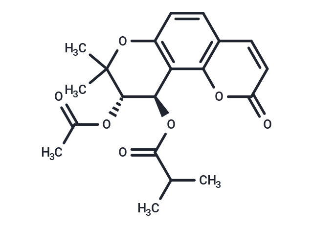 (+)-trans-3'-Acetyl-4'-isobutyrylkhellactone