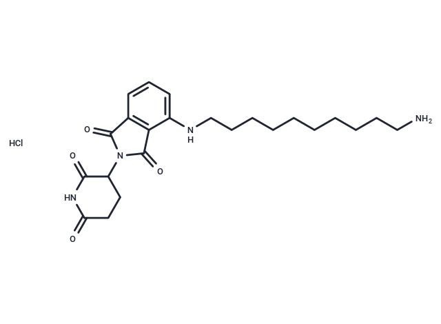 Thalidomide-NH-C10-NH2 hydrochloride