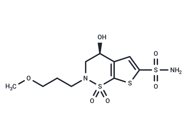 (S)-4-Hydroxy-2-(3-methoxypropyl)-3,4-dihydro-2H-thieno[3,2-e][1,2]thiazine-6-sulfonamide 1,1-dioxide