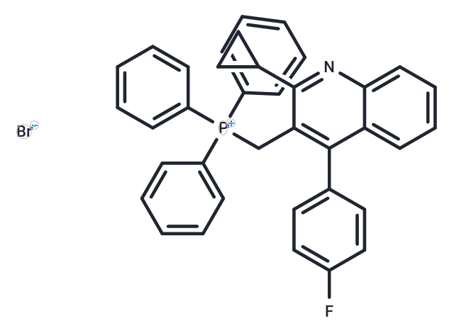 ((2-Cyclopropyl-4-(4-fluorophenyl)quinolin-3-yl)methyl)triphenylphosphonium bromide