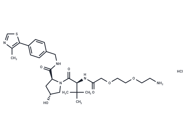 (S,R,S)-AHPC-PEG2-NH2 hydrochloride