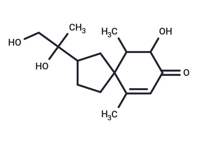 3,11,12-Trihydroxyspirovetiv-1(10)-en-2-one