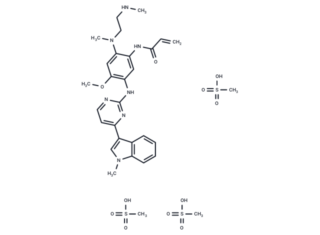 AZ7550 trimesylate salt