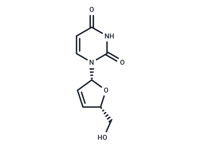 2’,3’-Dideoxy-2’,3’-didehydro-uridine