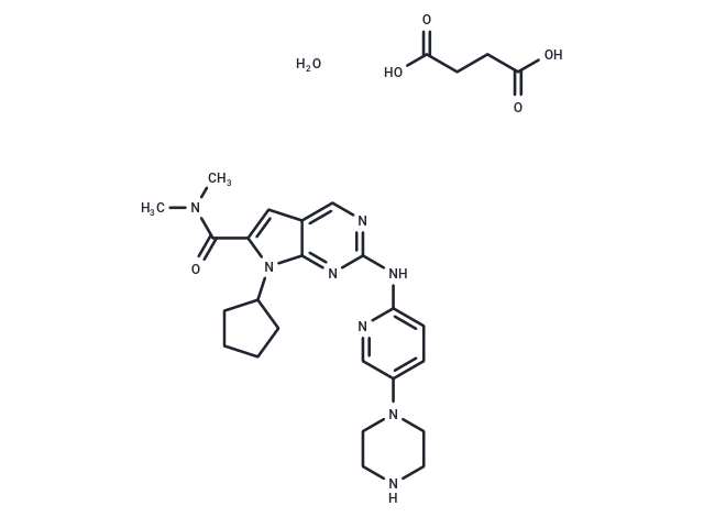 Ribociclib succinate hydrate