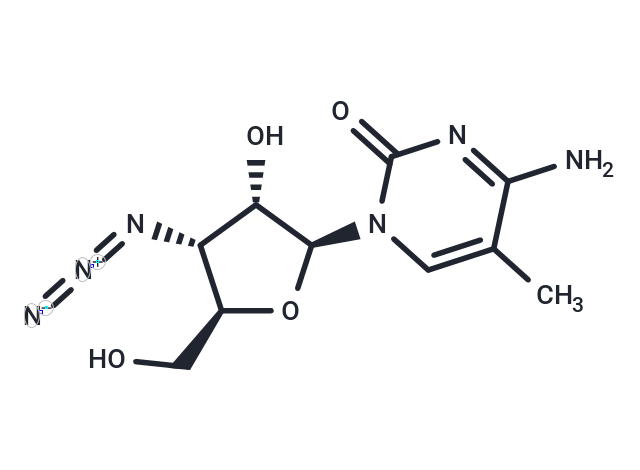 3’-Azido-3’-deoxy-5-methyl-beta-L-cytidine