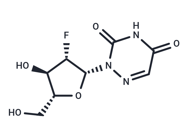 2’-Deoxy-2’-fluoro-b-D-arabino-6-azauridine