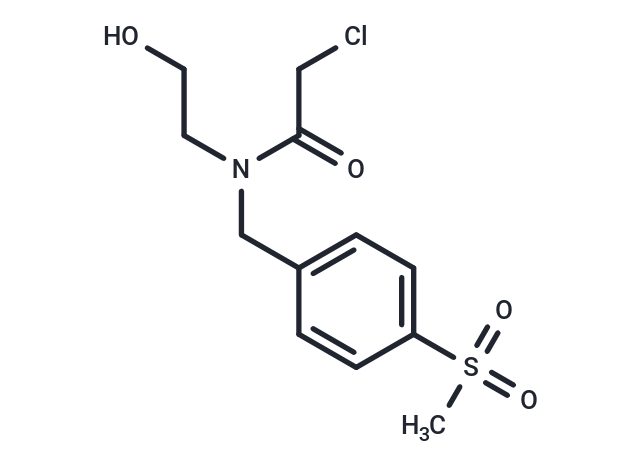 Acetamide, 2-chloro-N-(2-hydroxyethyl)-N-(p-(methylsulfonyl)benzyl)-