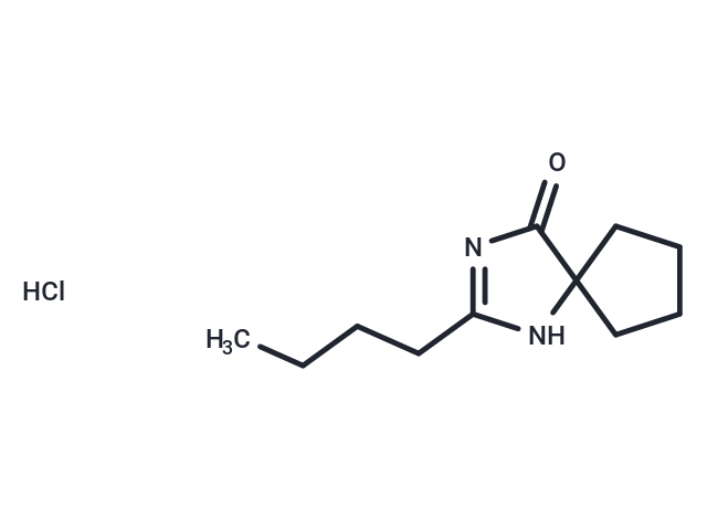 2-Butyl-1,3-diazaspiro[4.4]non-1-en-4-one hydrochloride