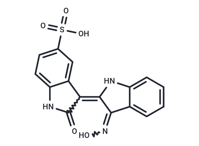 Indirubin-3'-monoxime-5-sulphonic acid