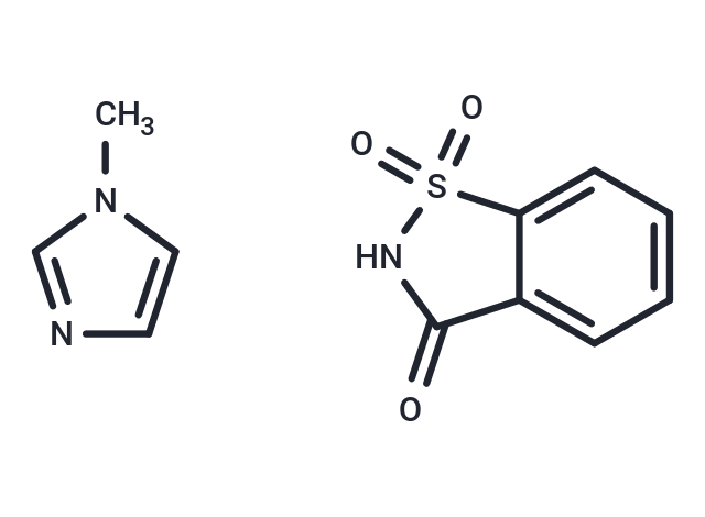 Saccharin 1-methylimidazole