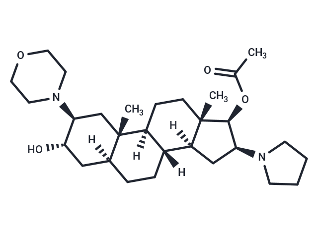 (2b,3a,5a,16b,17b)-17-Acetoxy-3-hydroxy-2-(4-morpholinyl)-16-(1-pyrrolidinyl)androstane