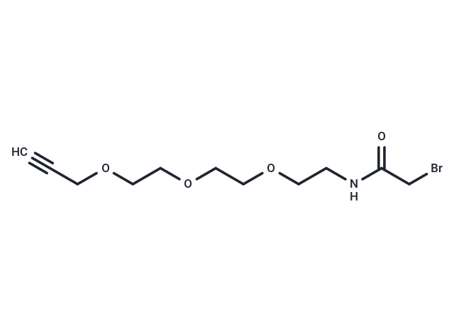 Bromoacetamide-PEG3-propargyl