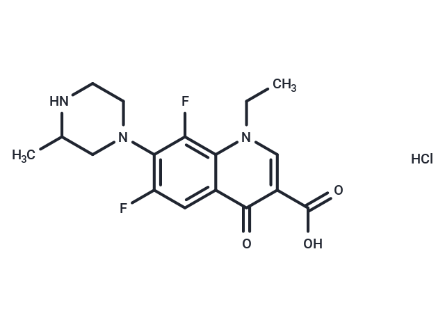 Lomefloxacin hydrochloride