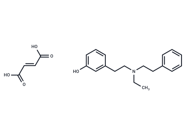 Phenol, m-(2-(N-ethylphenethylamino)ethyl)-, fumarate (1:1)