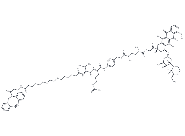 DBCO-PEG4-VC-PAB-DMEA-PNU-159682