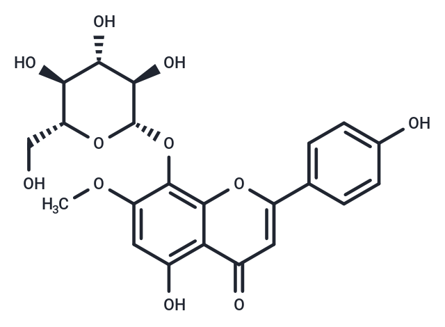 5,8,4'-Trihydroxy-7-methoxyflavone 8-O-glucoside