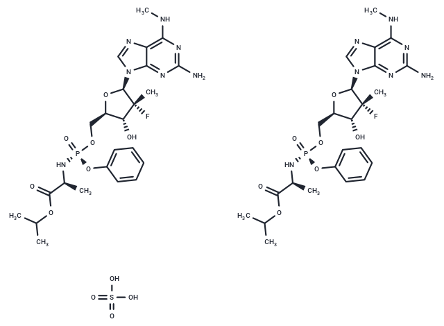 Bemnifosbuvir hemisulfate