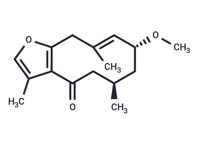 (1(10)E,2R*,4R*)-2-Methoxy-8,12-epoxygermacra-1(10),7,11-trien-6-one