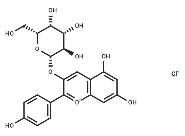 Pelargonidin 3-galactoside chloride