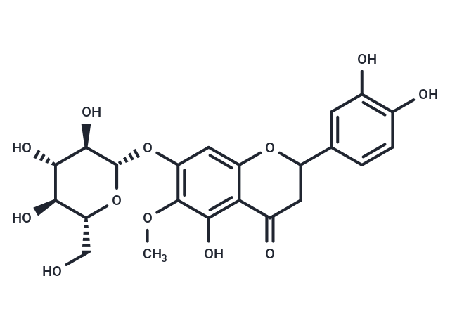 5,7,3',4'-Tetrahydroxy-6-methoxyflavanone-7-glucoside