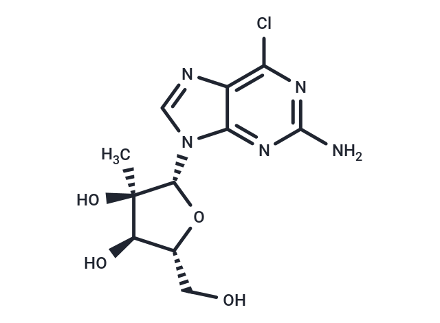 2-Amino-6-chloro-9-(2-C-methyl-β-D-ribofuranosyl)-9H-purine