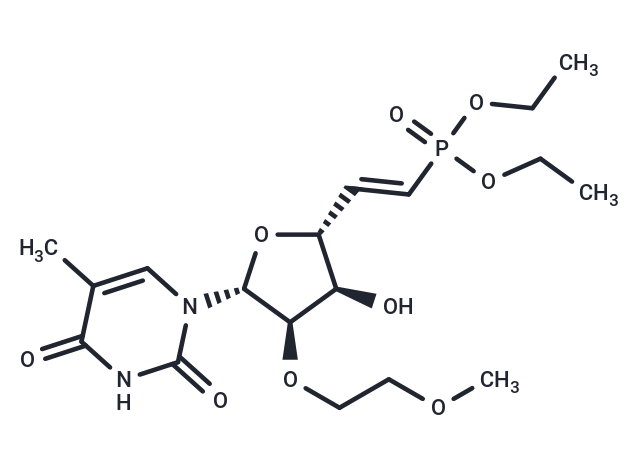 1-[(5E)-5,6-Dideoxy-6-(diethoxyphosphinyl)-2-O-(2-methoxy ethyl)-β-D-ribo-hex-5-enofuranosyl]-5-methyluracil