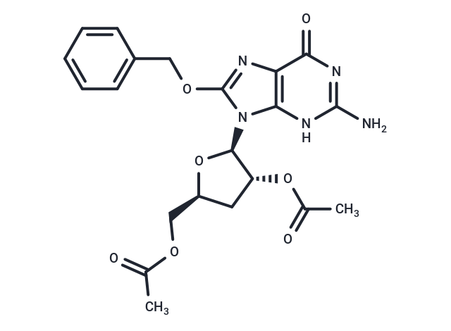 2’,3’-Di-O-acetyl-8-benzyloxy-3’-deoxy   guanosine