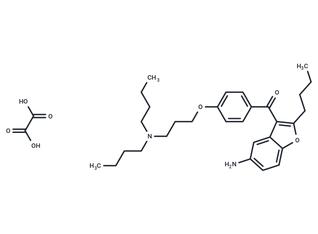 (5-Amino-2-butylbenzofuran-3-yl)(4-(3-(dibutylamino)propoxy)phenyl)methanone oxalate