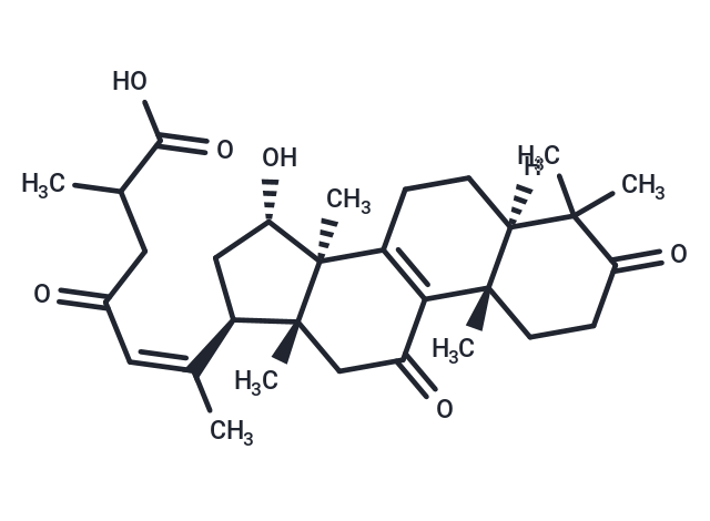 15a-Hydroxy-3,11,23-trioxo-lanost-8,20-dien-26-oic acid