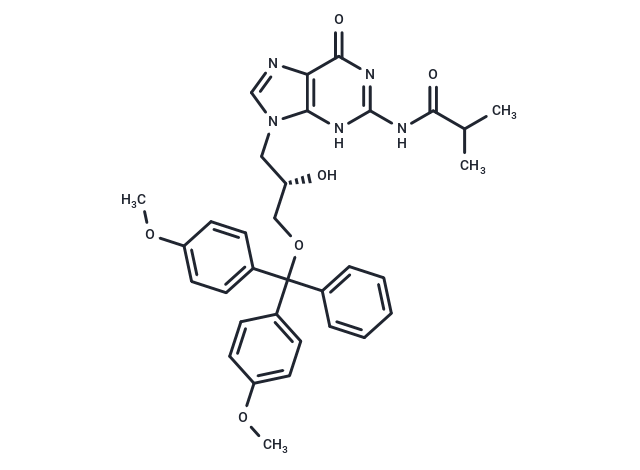 (S)-9-[3-(4,4’-Dime   thoxytrityloxy)-2-hydroxypropyl]-N2-isobutyrylguanine