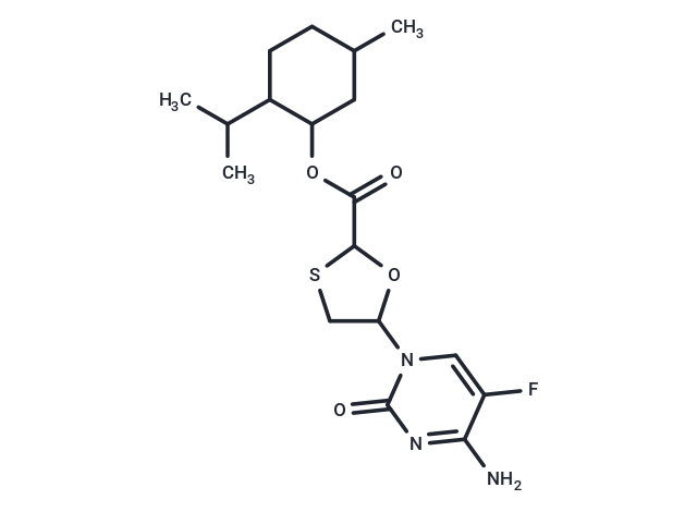 (2S,5R)-(1R,2S,5R)-2-Isopropyl-5-methylcyclohexyl 5-(4-amino-5-fluoro-2-oxopyrimidin-1(2H)-yl)-1,3-oxathiolane-2-carboxylate