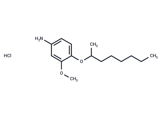 m-Anisidine, 4-((1-methylheptyl)oxy)-, hydrochloride