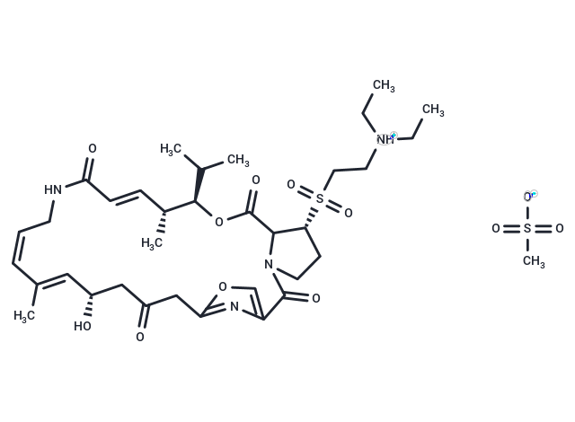 Dalfopristin (mesylate) (112362-50-2 free base)