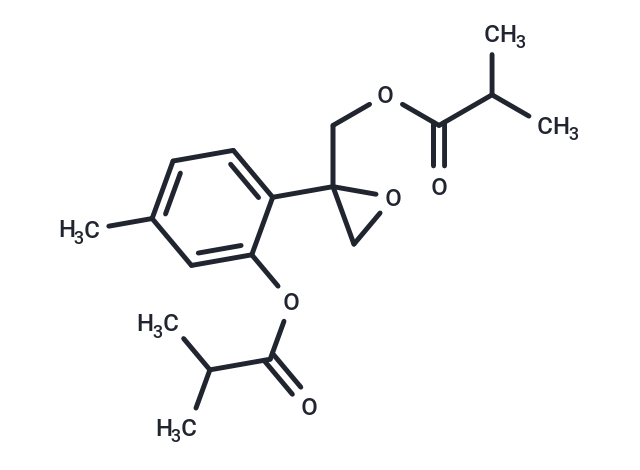 10-​Isobutyryloxy-​8,​9-​epoxythymol isobutyrate