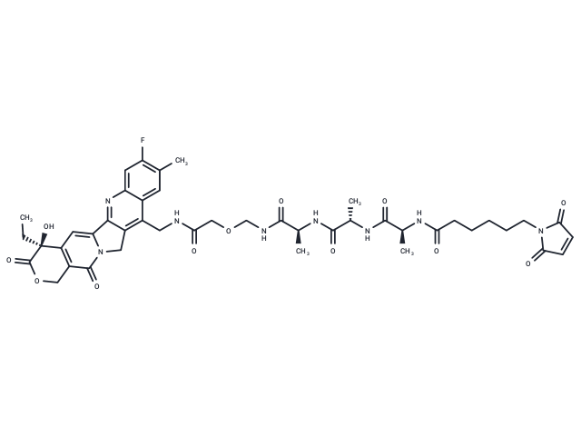 MC-AAA-NHCH2OCH2COO-7-aminomethyl-10-methyl-11-fluoro camptothecin