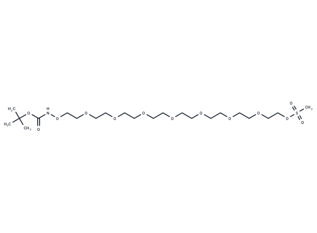 t-Boc-Aminooxy-PEG8-Ms