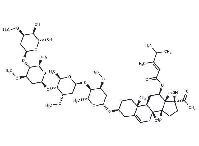 Otophylloside B 4'''-O-alpha-L-cymaropyranoside