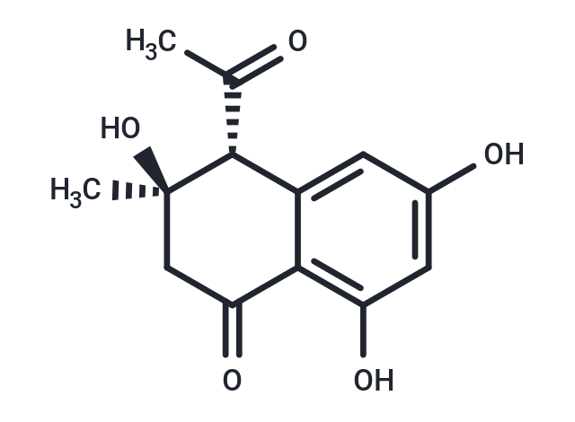 4-(trans)-Acetyl-3,6,8-trihydroxy-3-methyldihydronaphthalenone