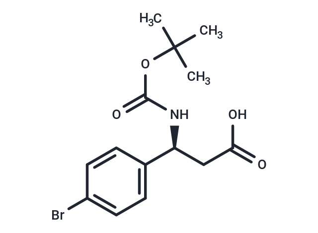 (S)-3-(4-Bromophenyl)-3-((tert-butoxycarbonyl)amino)propanoic acid