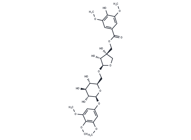 5''-O-Syringoylkelampayoside A