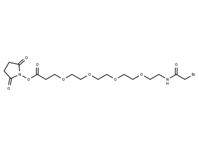 Bromoacetamido-PEG4-NHS ester