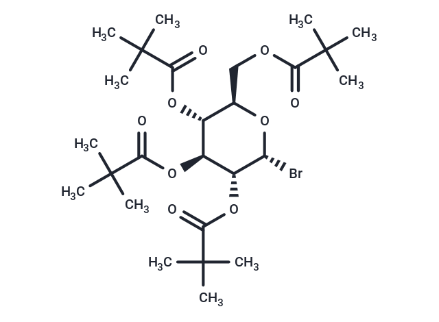 (2R,3R,4S,5R,6R)-2-Bromo-6-((pivaloyloxy)methyl)tetrahydro-2H-pyran-3,4,5-triyl tris(2,2-dimethylpropanoate)